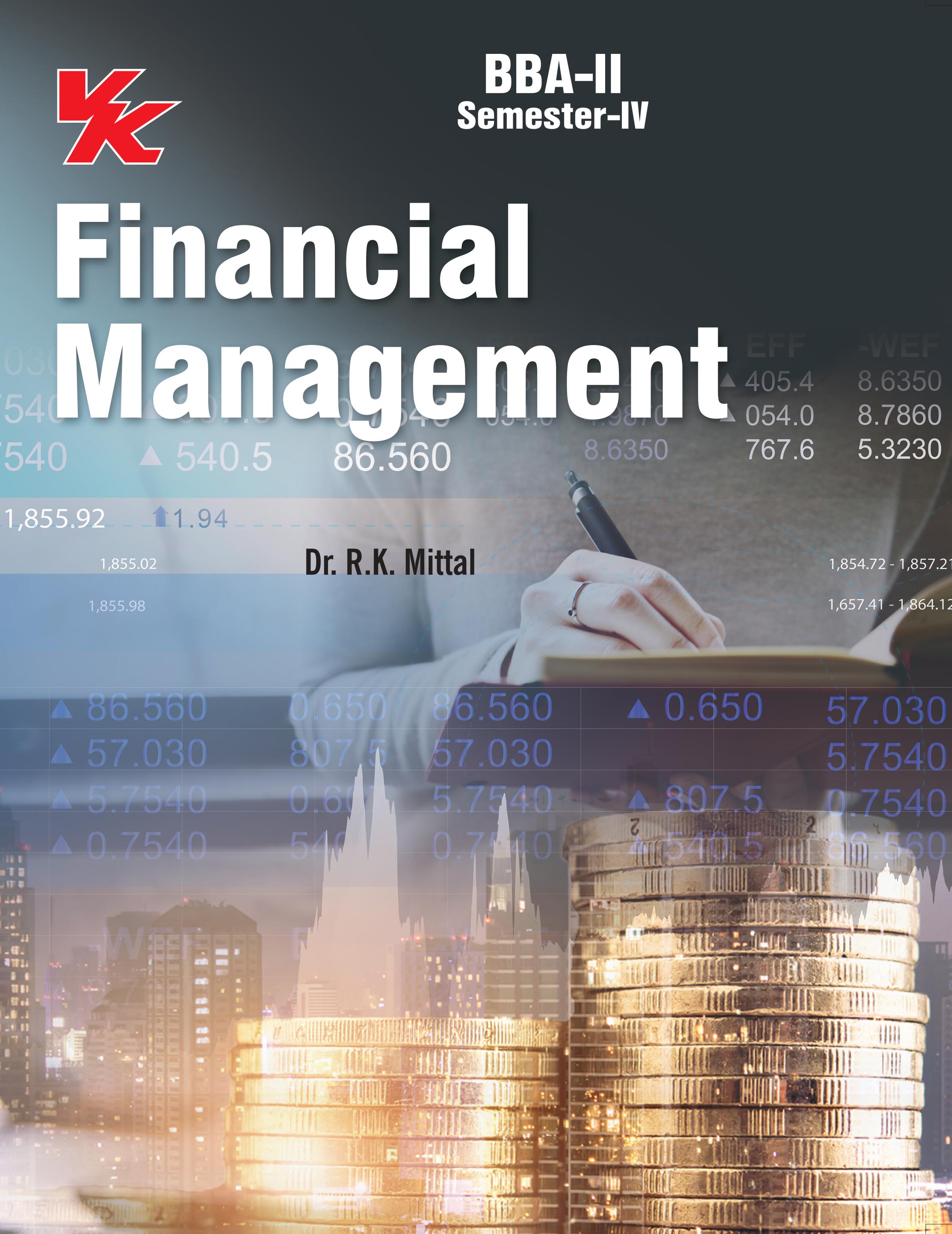 Financial Management BBA-II Sem-IV KUK University 2023-24