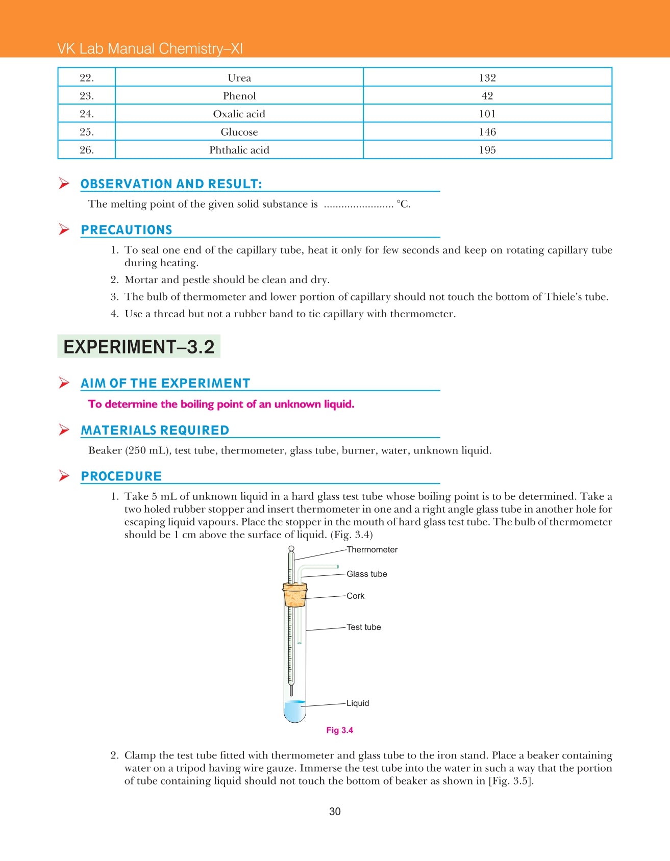 Lab Manual Chemistry (HB) With Worksheet | For Class 11 | CBSE Based