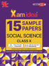 Xam idea Class 10 Social Science Sample Papers for 2025 Board Exams | 15 Latest Papers Based on CBSE Sample Paper issued on Sept 2024