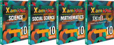 Xam idea Bundle Set of 4 (Science, Social Science, Mathematics & Hindi A) Class 10 Book | CBSE | Chapterwise Question Bank | Based on Revised CBSE Syllabus | NCERT Questions Include | 2023-24 Exam
