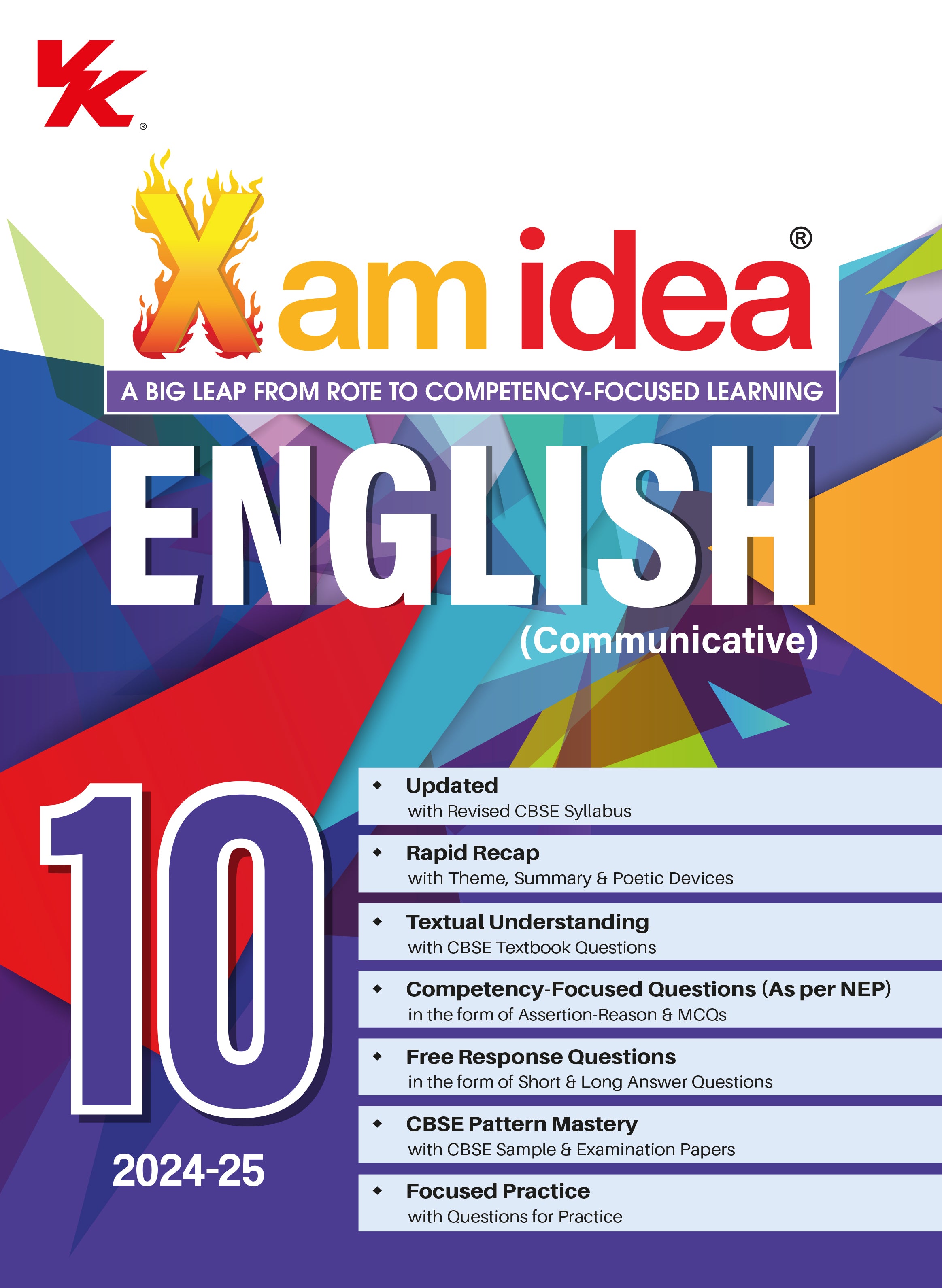 Xam idea English (Communicative) Class 10 Book | CBSE Board | Chapterwise Question Bank | Based on Revised CBSE Syllabus | NCERT Questions Included | 2024-25 Exam