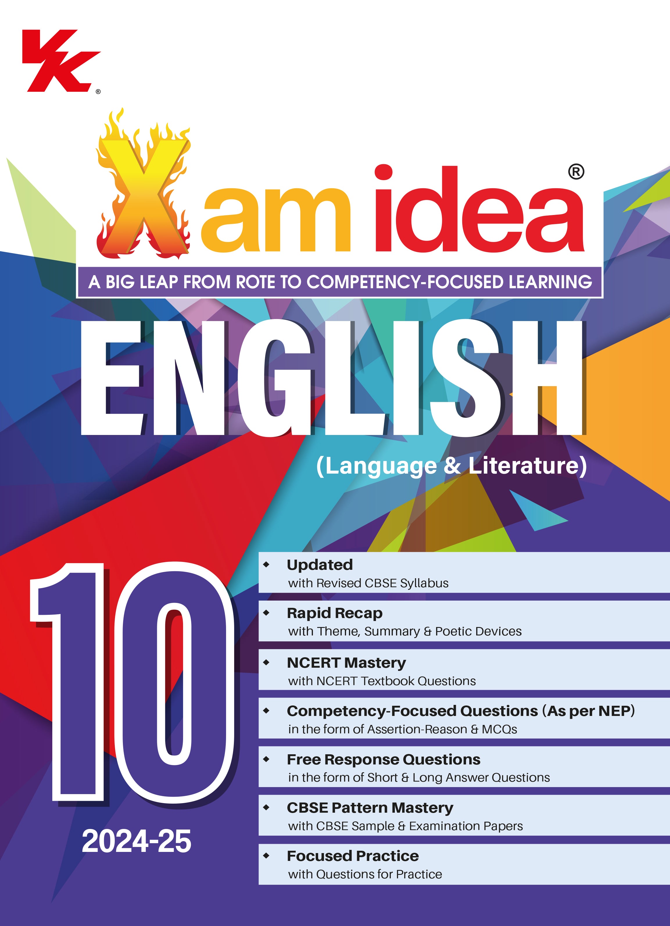 Xam idea English (Language & Literature) Class 10 Book | CBSE Board | Chapterwise Question Bank | Based on Revised CBSE Syllabus | NCERT Questions Included | 2024-25 Exam