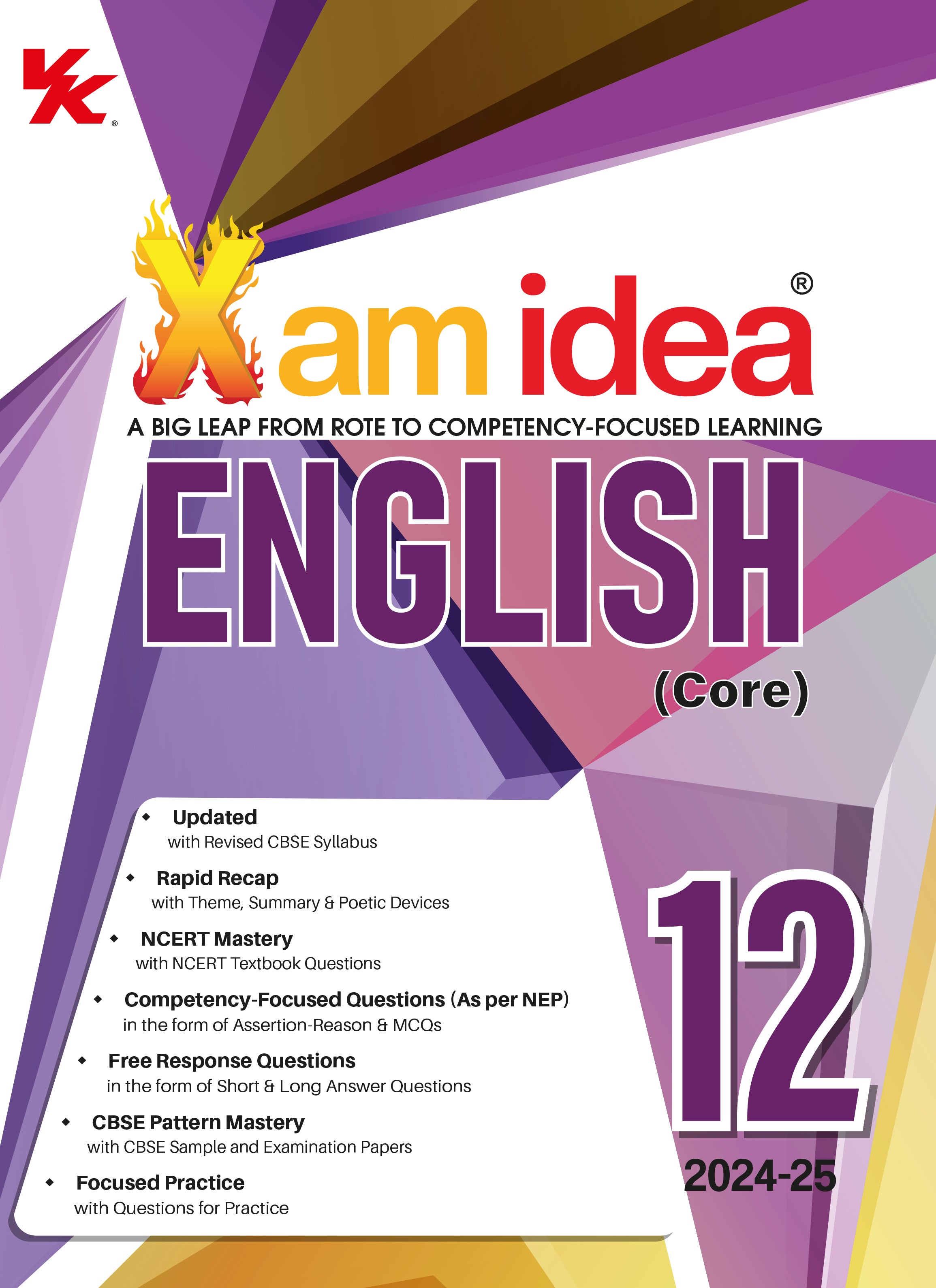 Xam idea English core Class 12 Book | CBSE Board | Chapterwise Question Bank | Based on Revised CBSE Syllabus | NCERT Questions Included | 2024-25 Exam