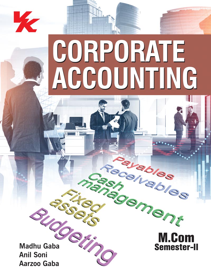 Corporate Accounting for M.Com-I Sem-II KUK University 2023-24 Examination