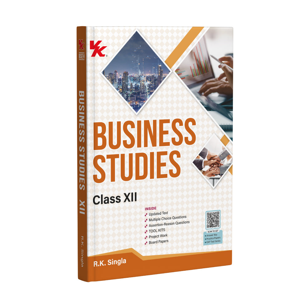 Business Studies for Class 12 | By R.K. Singla | BSEH 2026-27 Examination