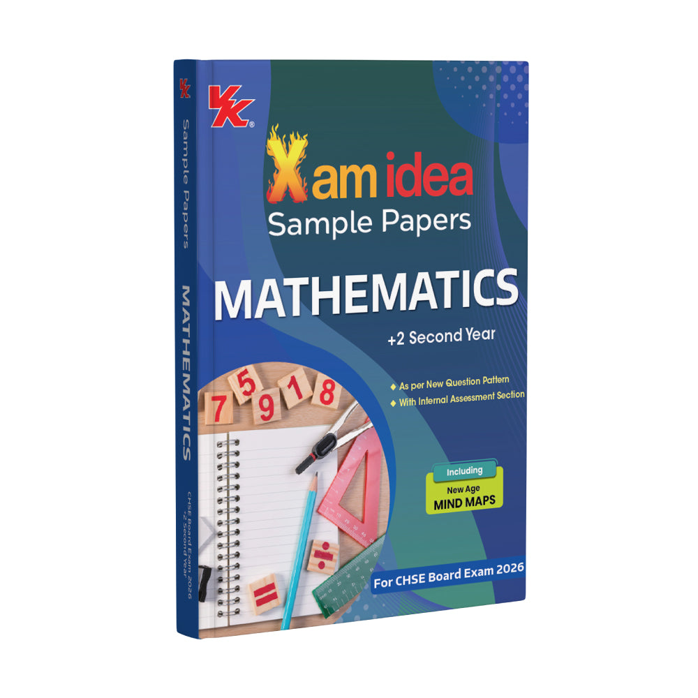 Xamidea Class 12 Sample Papers Mathematics | +2 Second Year | CHSE Board Exam 2026 | New Age Mind Maps | As per New Question Pattern | With Internal Assessment Section