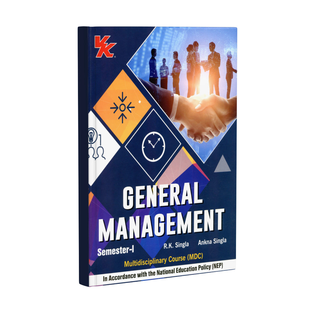 General Management for B.Com-I, Sem-I | By R. K. Singla & Ankna Singla | As per NEP & Multidisciplinary Course | CDLU 2025-26 Examination