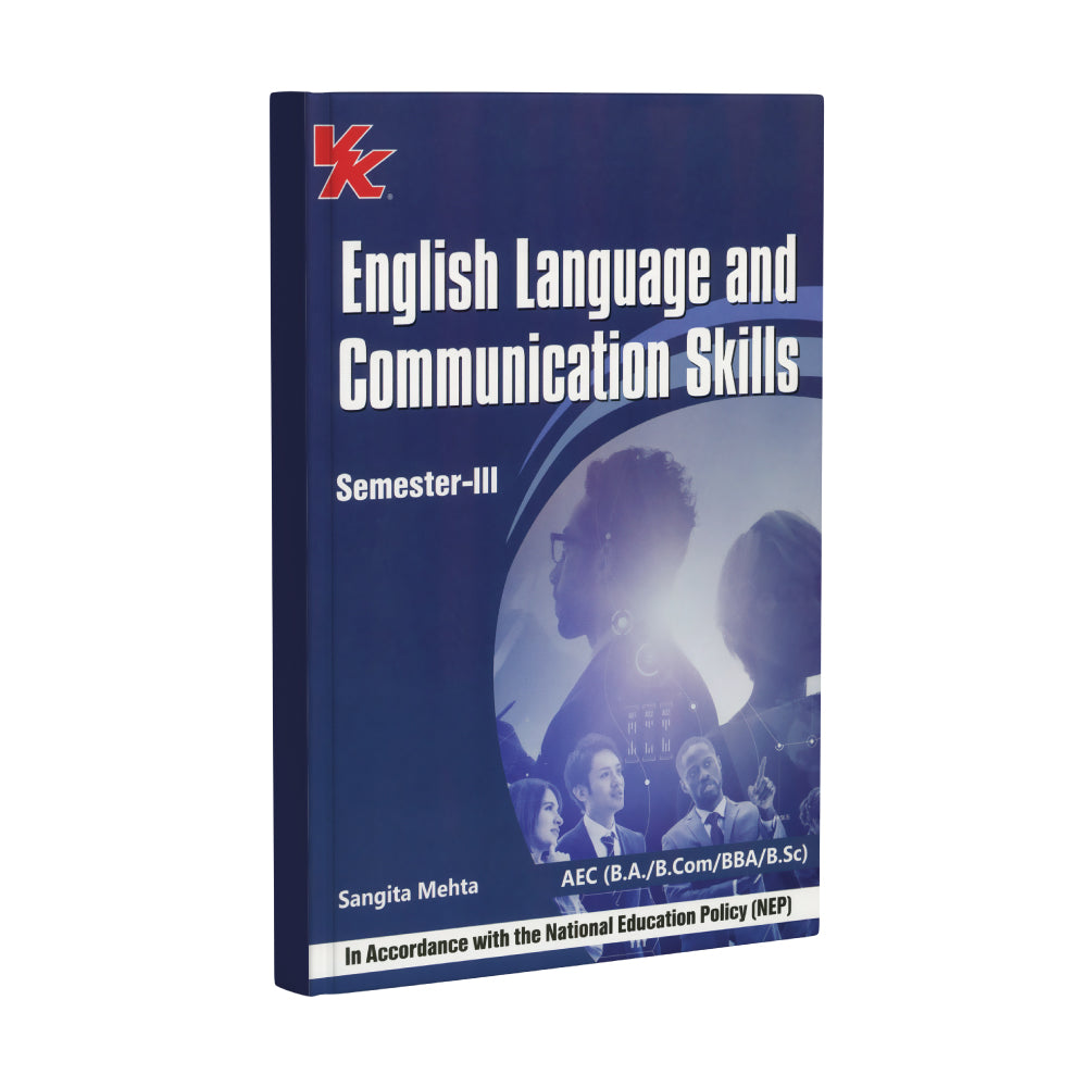 English Language and Communication Skills for B.A/B.Com/BBA/B.Sc KUK University 2025-26 Examination