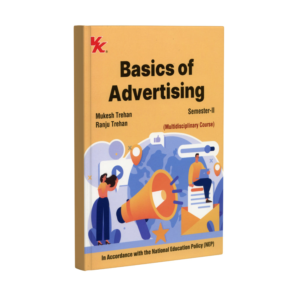 Basics of Advertising-Multidisciplinary Course for B.Com.-I, Sem.-II | By Mukesh Trehan & Ranju Trehan | As per NEP |  CDLU 2025-26 Examination