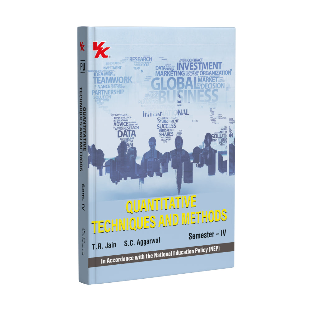 Quantitative Techniques and Methods for B.Com.-II, Sem.-IV | By T. R. Jain & S.C. Aggarwal | As per NEP | PU 2026-27 Examination