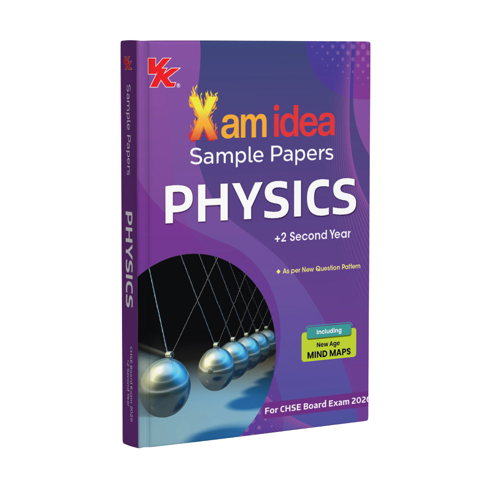 Xam Idea Sample Papers – Physics | Class 12 (+2 Second Year) | CHSE Board Exam 2026 | As per New Question Pattern | Includes New Age Mind Maps