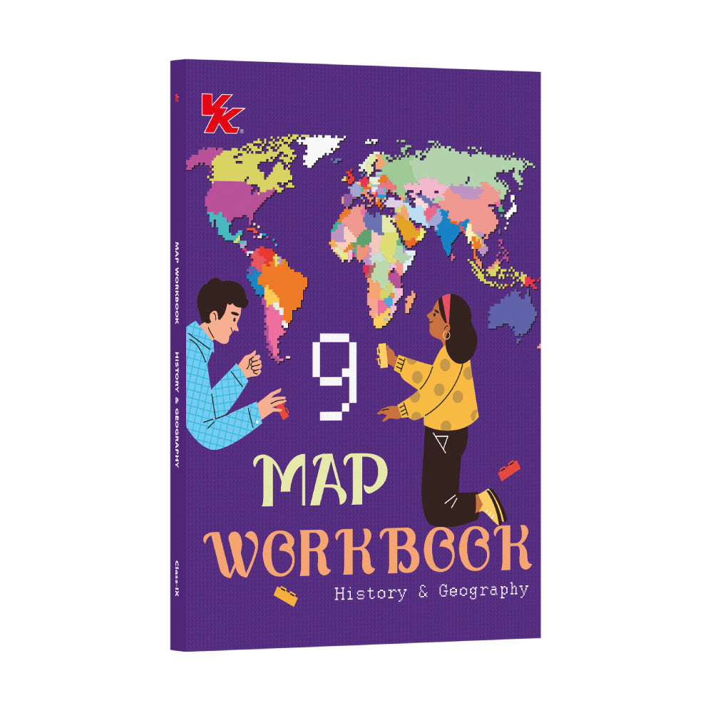 Mapbook Class 9 Map Workbook History & Geography for Class 9 | CBSE Based | NCERT Base
