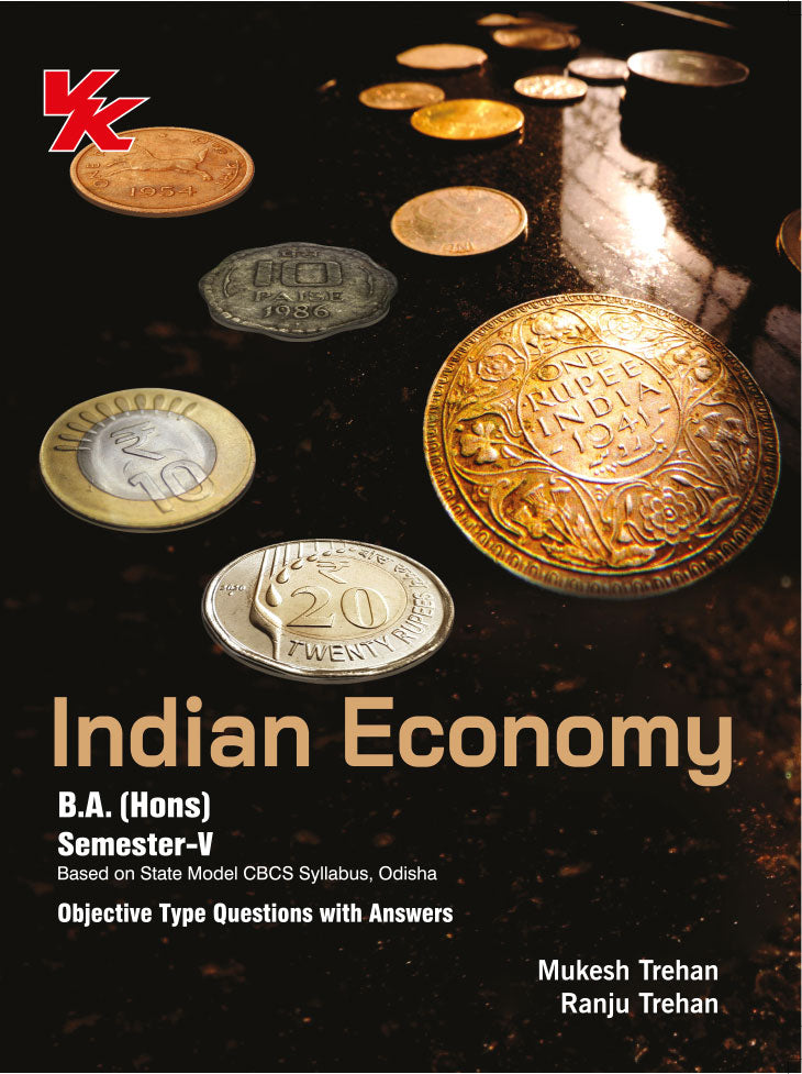 Indian Economy for B.A Hons, Sem-V | By Mukesh Tehan & Ranju Trehan | Odisha University 2025-26 Examination