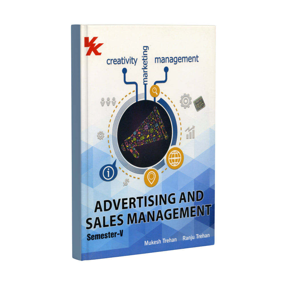 Advertising and Sales Management for B.Com.-III, Sem.-V | By Mukesh Trehan & Ranju Trehan | CBLU 2025-26 Examination