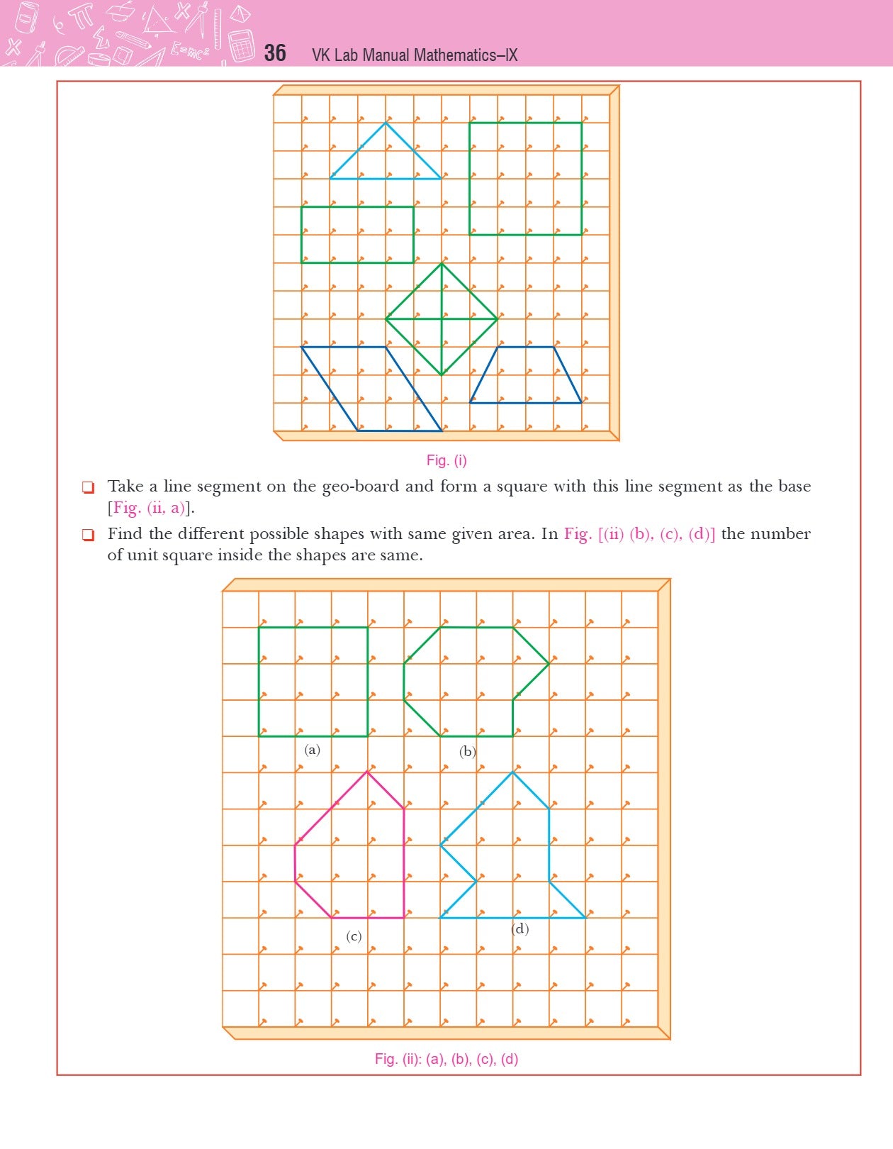 Lab Manual Mathematics & Science (HB) With Worksheet (Set of 2 Books)