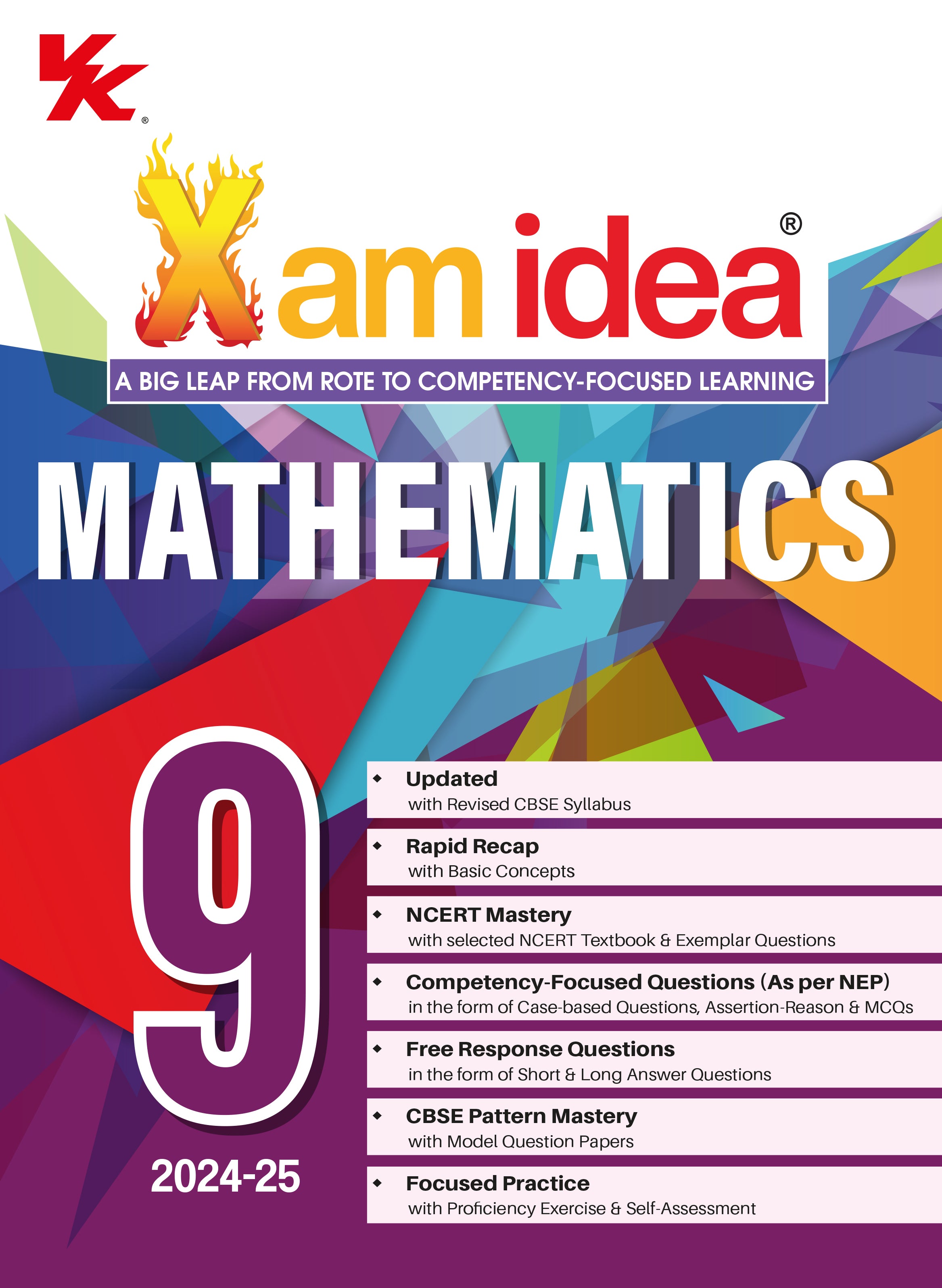 Xam idea Mathematics Class 9 Book | CBSE Board | Chapterwise Question Bank | Based on Revised CBSE Syllabus | NCERT Questions Included | 2024-25 Exam