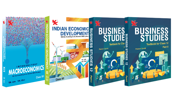 Introductory Macroeconomics, Indian Economic Development By TR Jain & VK Ohri & Business Studies By Poonam Gandhi Class 12 (Set of 3) | CBSE (NCERT Solved) | Examination 2024-25