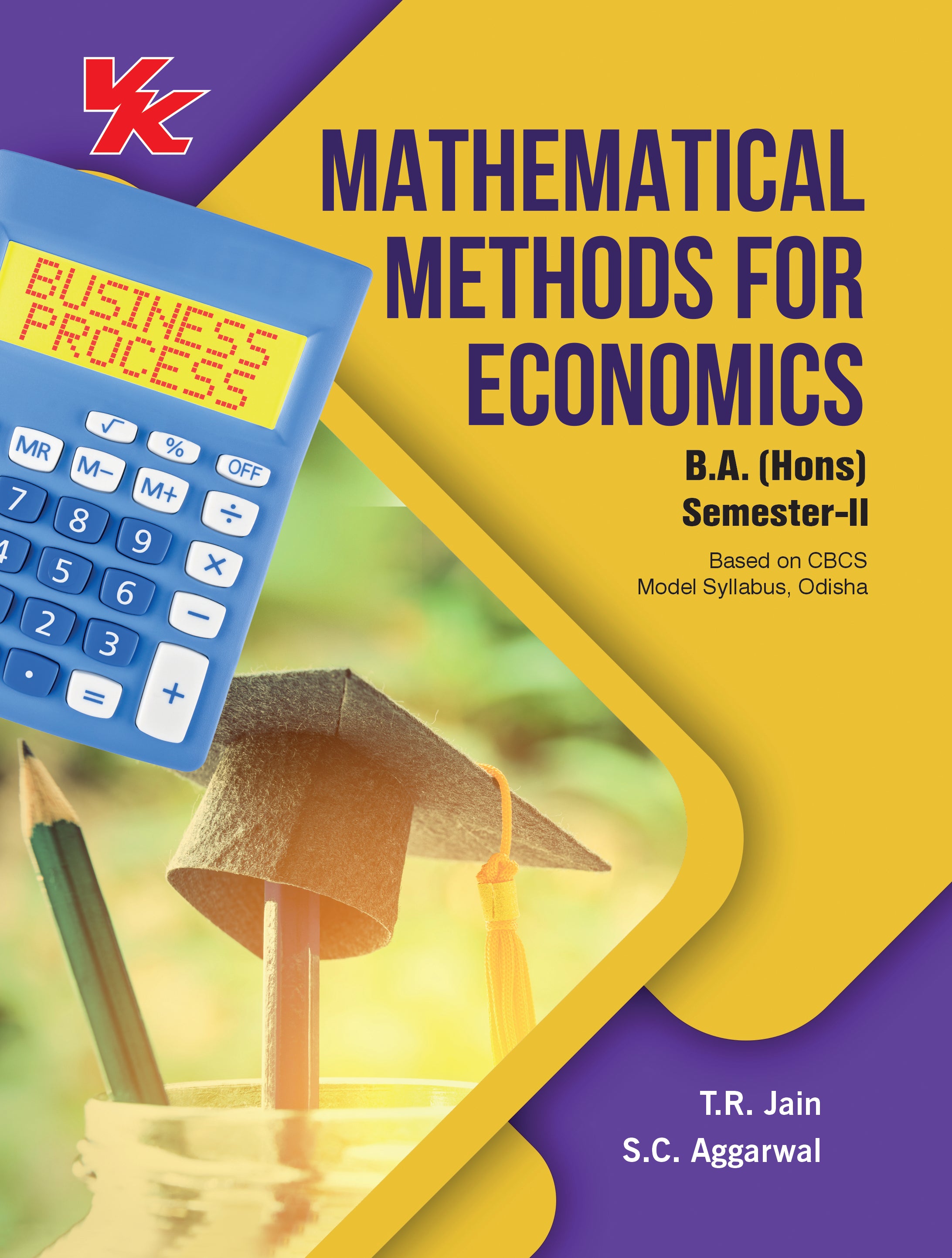 Mathematical Methods for Economics for B. A (Hons)- I Sem-II Odisha University 2023-24