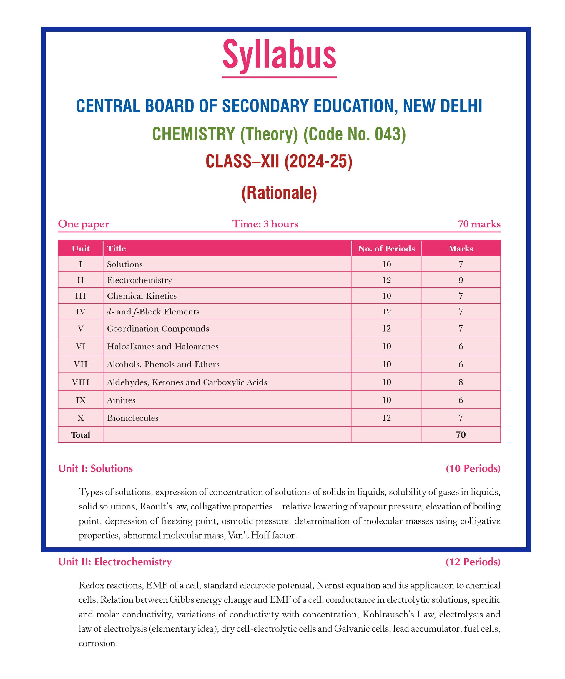 Xam idea Chemistry Class 12 Book | CBSE Board | Chapterwise Question Bank | Based on Revised CBSE Syllabus | NCERT Questions Included | 2024-25 Exam