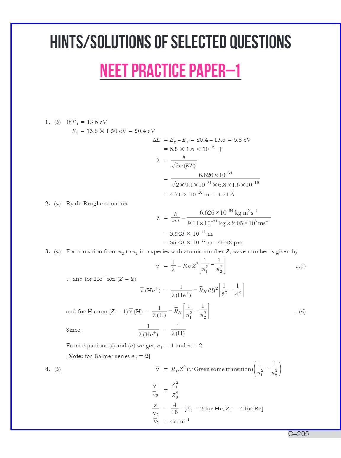 Xam Idea NEET (UG) 30 Chemistry Practice Papers with Solutions by Kota Experts for 2025 Examination