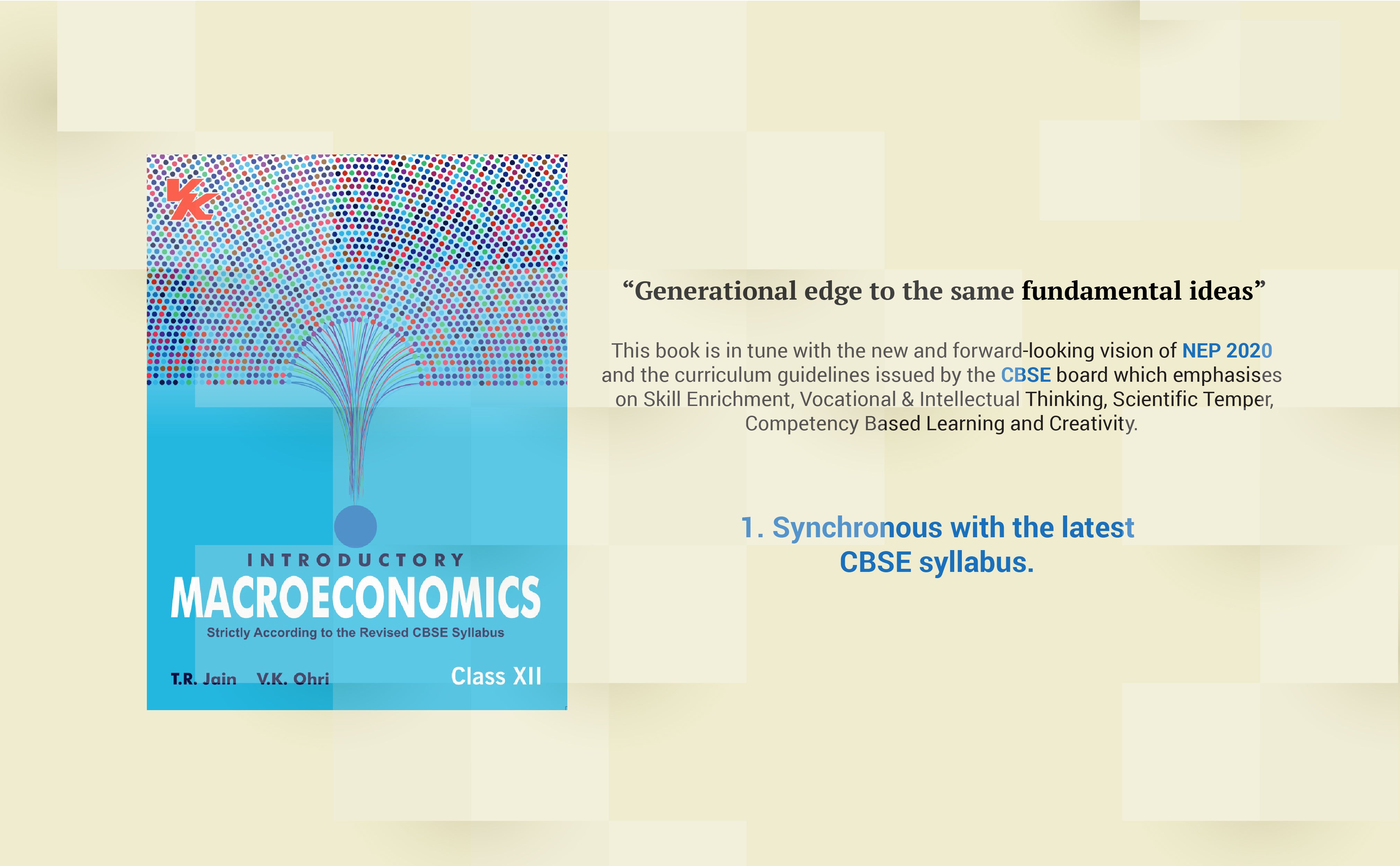 Introductory Macroeconomics and Indian Economic Development Class 12 (Set of 2) | CBSE (NCERT Solved) | Examination 2024-2025 | By TR Jain & VK Ohri