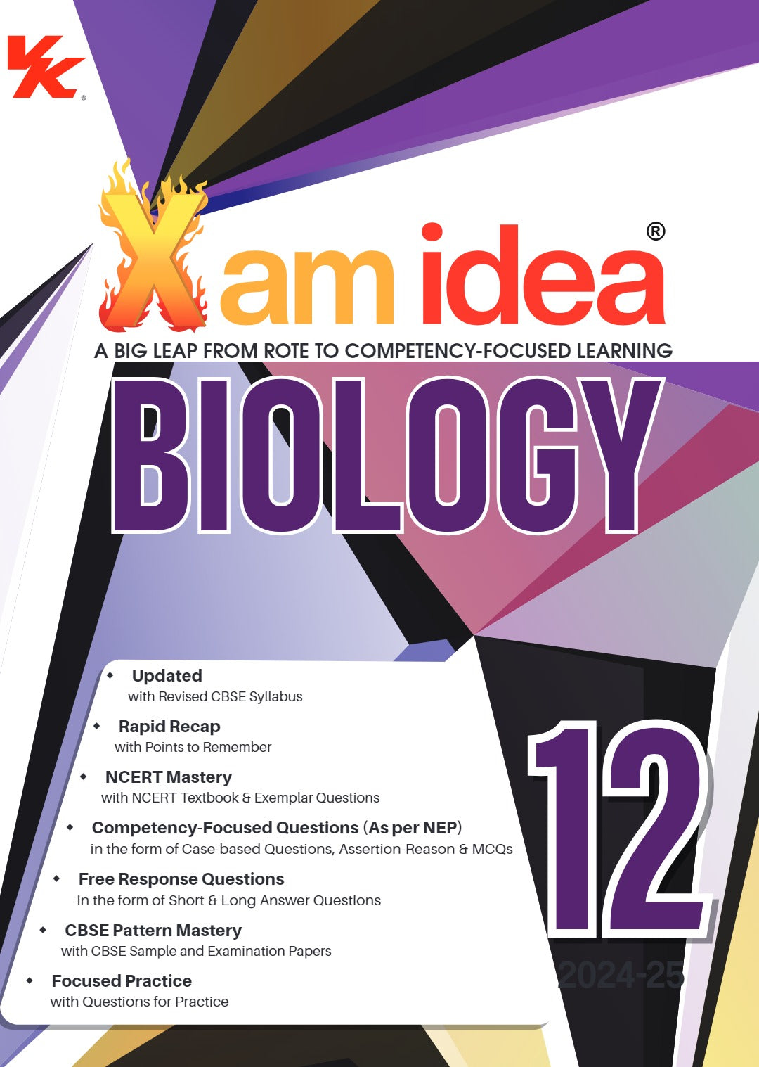 Xam idea Biology Class 12 Book | CBSE Board | Chapterwise Question Bank | Based on Revised CBSE Syllabus | NCERT Questions Included | 2024-25 Exam