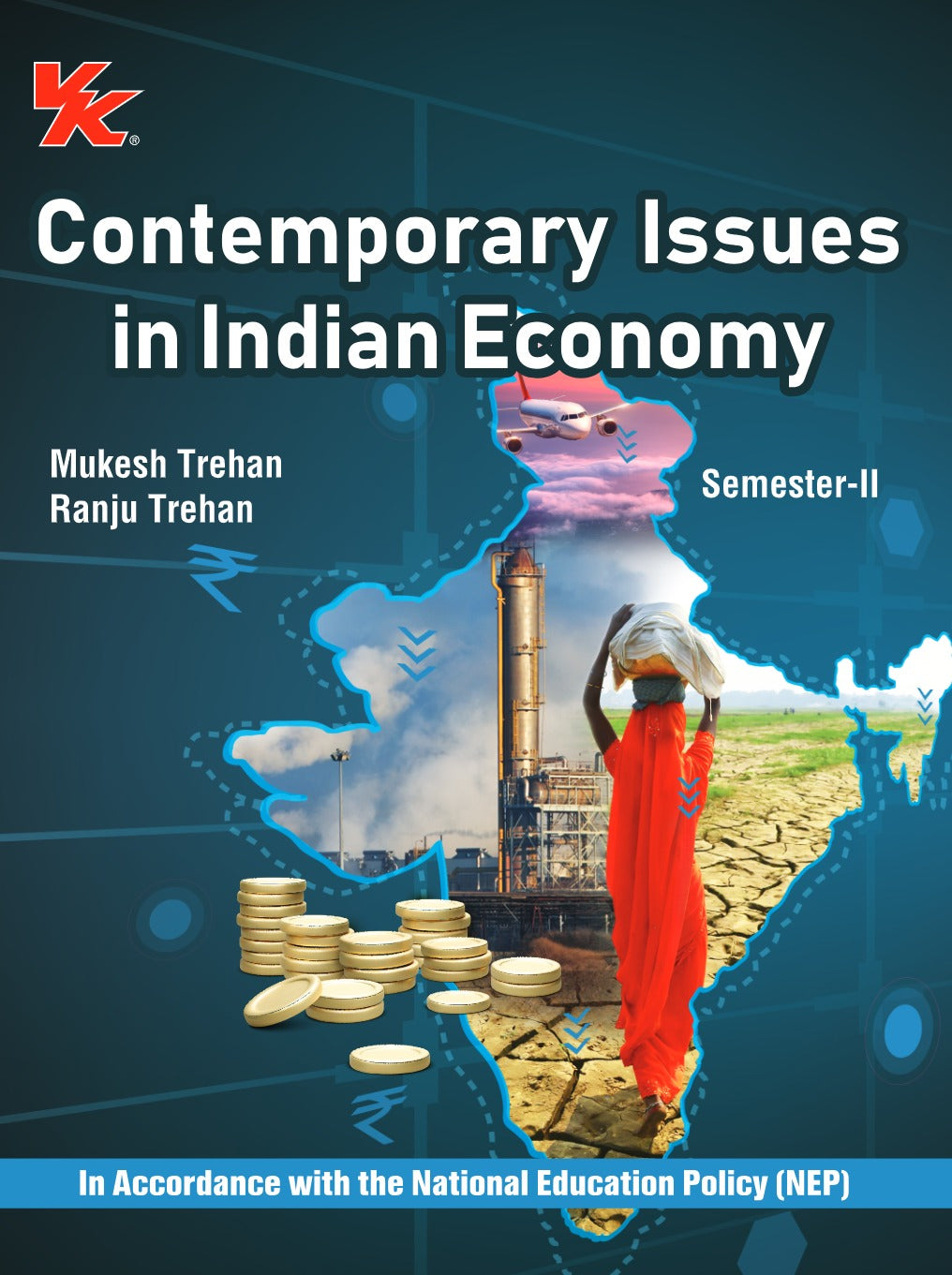 Contemporary Issues in Indian Economy for B.A.-I, Sem.-II | By Mukesh Trehan & Ranju Trehan | As per NEP | PU University 2025-26