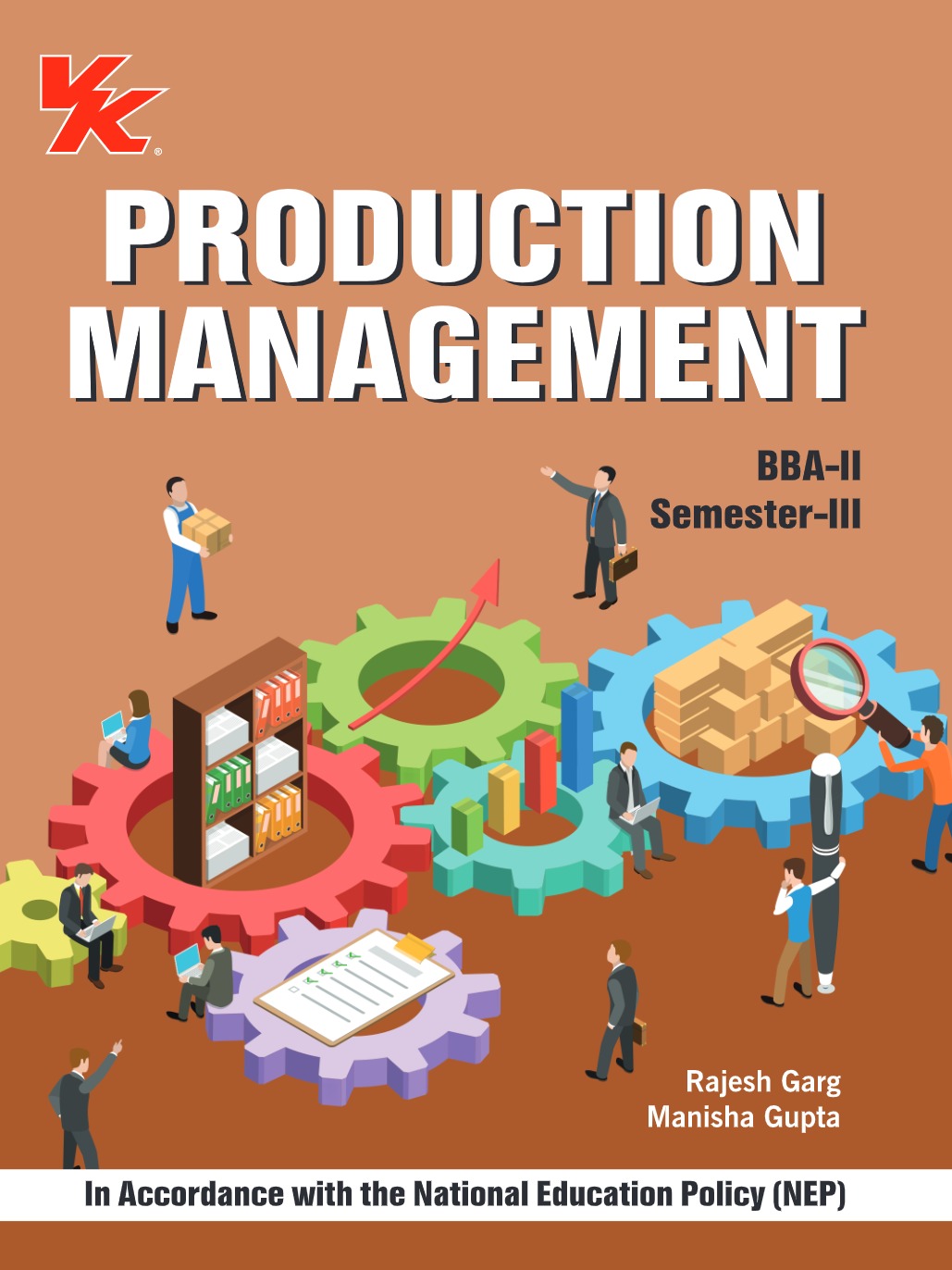 Production Management for BBA-II Sem-III | By Rajesh Garg & Manisha Gupta | KUK University 2025-26 Examination