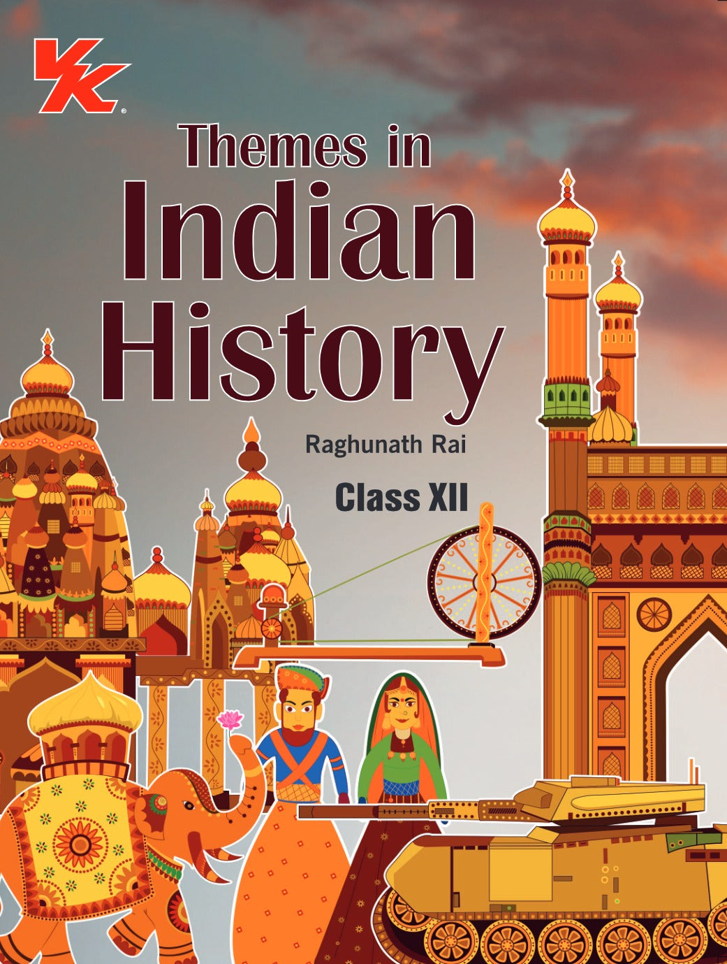 Themes in Indian History Book for Class 12 | CBSE (NCERT Solved) | Examination 2024-25 | by VK Global Publications